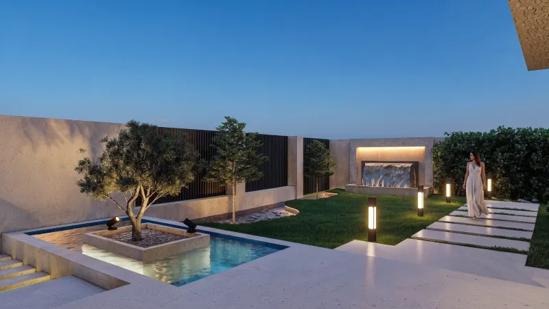 Dubai Hills Villa Landscape preview