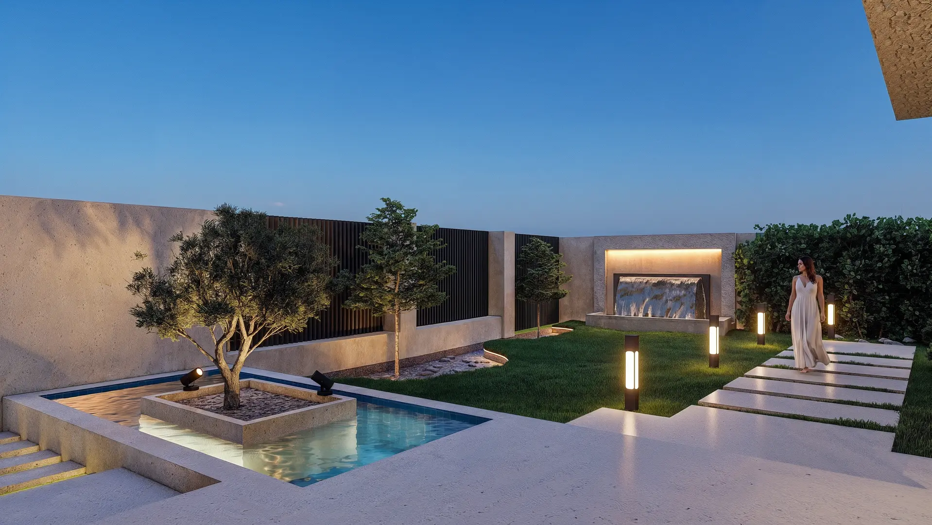 Dubai Hills Villa Landscape — 2