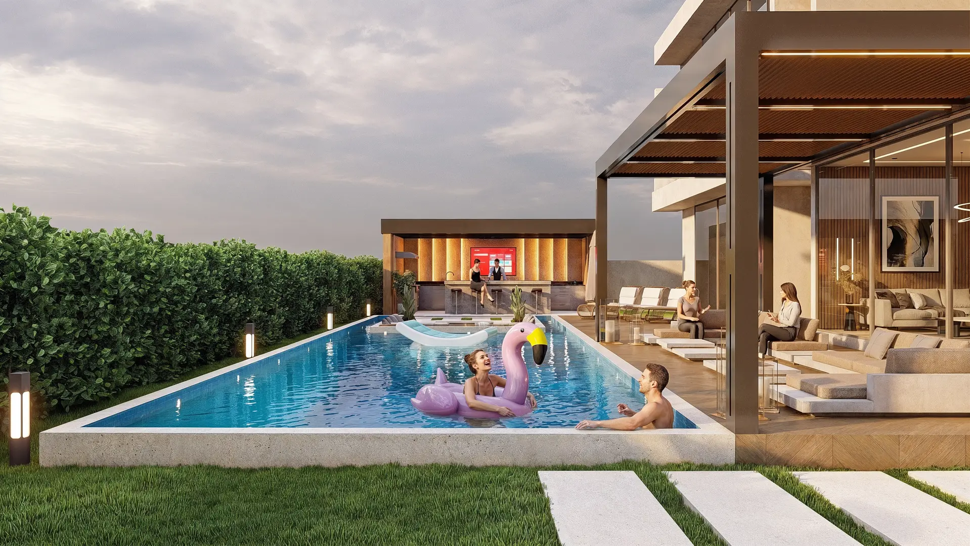 Dubai Hills Villa Landscape — 3
